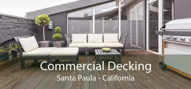 Commercial Decking Santa Paula - California