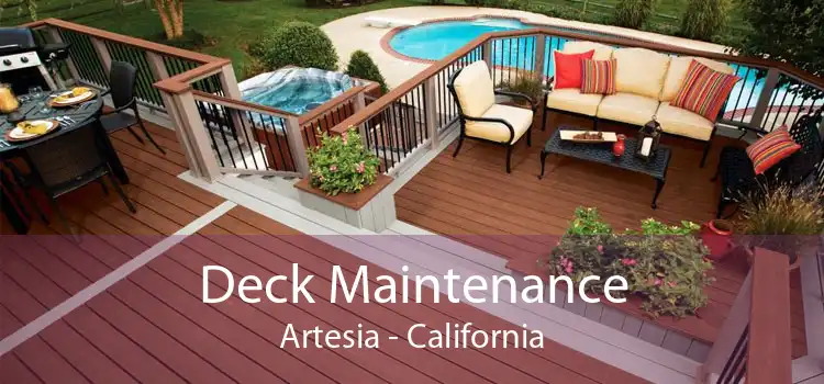 Deck Maintenance Artesia - California