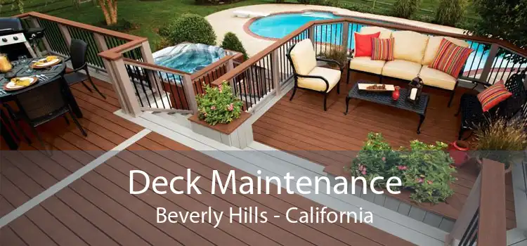 Deck Maintenance Beverly Hills - California