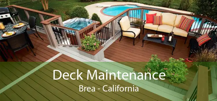 Deck Maintenance Brea - California