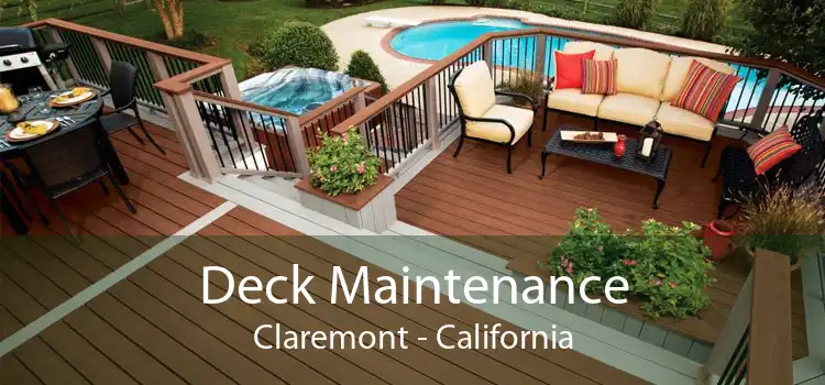 Deck Maintenance Claremont - California