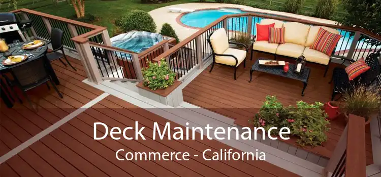 Deck Maintenance Commerce - California