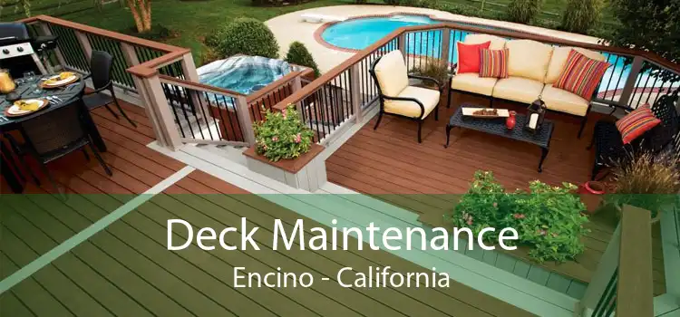Deck Maintenance Encino - California