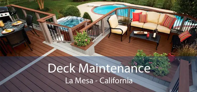 Deck Maintenance La Mesa - California