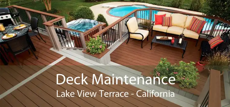 Deck Maintenance Lake View Terrace - California