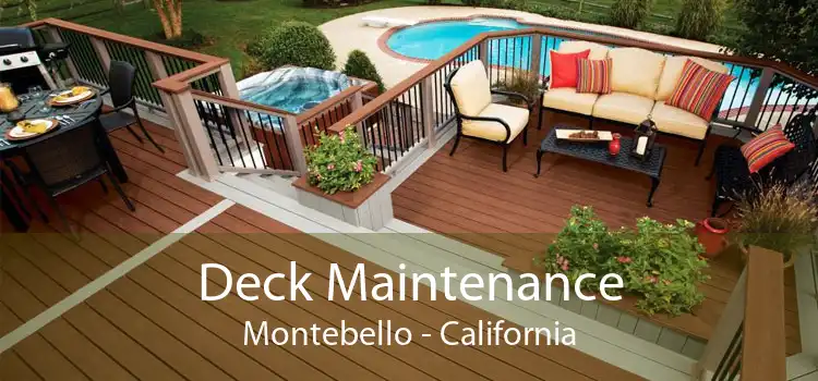 Deck Maintenance Montebello - California