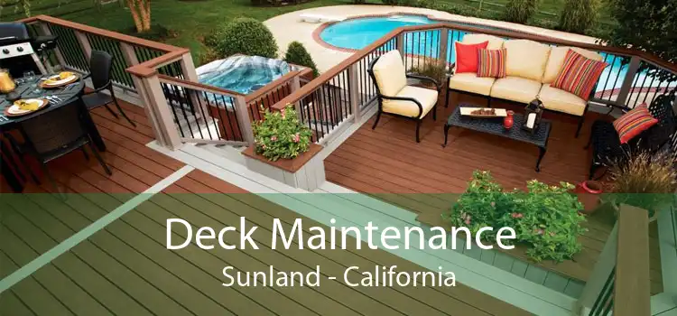 Deck Maintenance Sunland - California