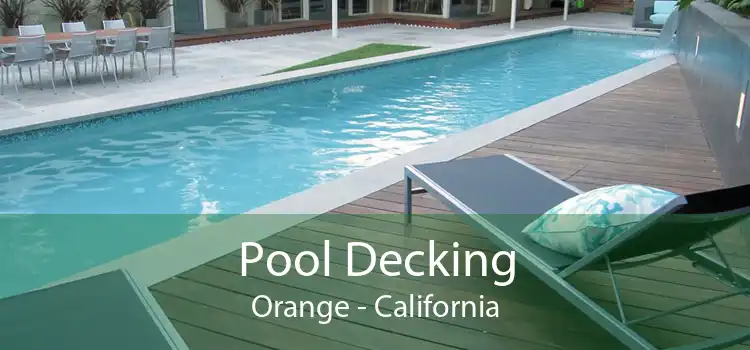 Pool Decking Orange - California