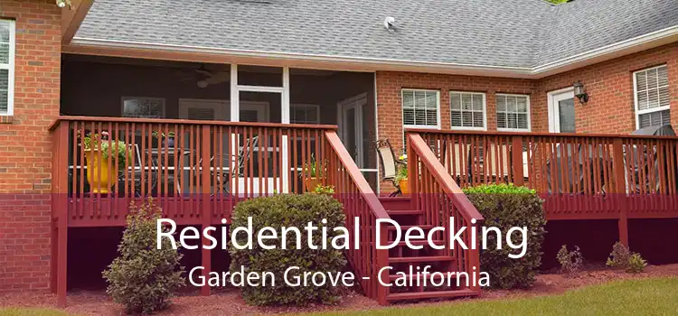 Residential Decking Garden Grove - California
