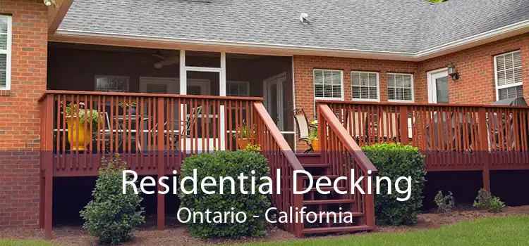 Residential Decking Ontario - California